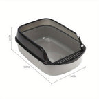 Cat Litter with Foldable, Plastic, Large High-Sided Tray Scoop Extra Deep - product gallery image 4