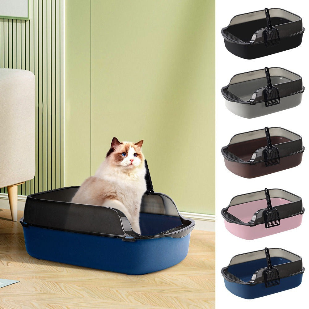 Cat Litter with Foldable, Plastic, Large High-Sided Tray Scoop Extra Deep - product gallery image 5