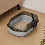 Cat Litter with Foldable, Plastic, Large High-Sided Tray Scoop Extra Deep - product gallery image 7