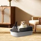 Cat Litter with Foldable, Plastic, Large High-Sided Tray Scoop Extra Deep - product gallery image 8