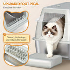 Cat Litter with Leakproof, Non-Slip, Stainless Steel - product gallery image 6