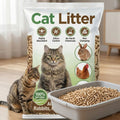 Cat Litter with Lockable, 30 L, Wood, 30 Litre for pet care at home