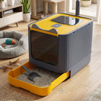 Cat Litter with Pull-Out, 5cm, Plastic, Enclosed Box UV Sterilisation Deodoriser Large - product gallery image 14