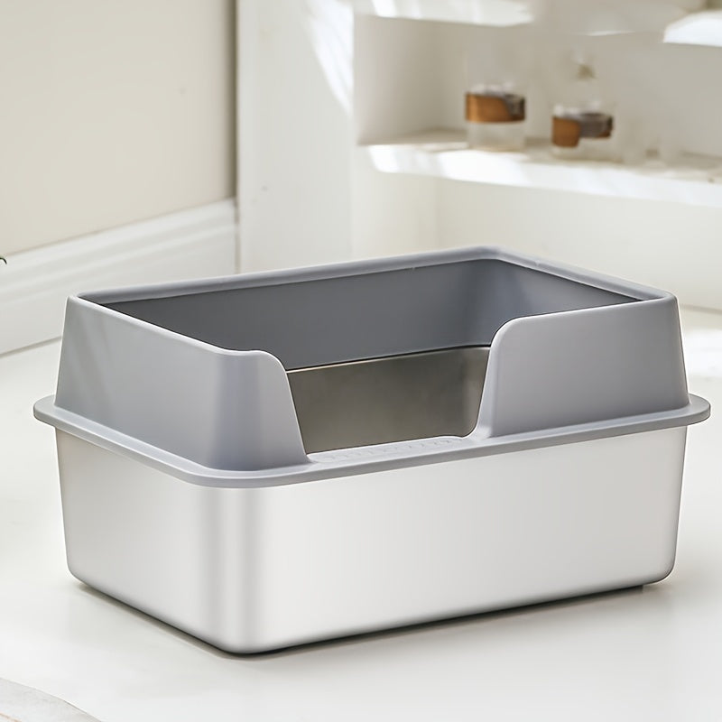 Cat Litter with Stainless Steel, XL Stainless Steel Tray 50x35x25cm - product gallery image 11