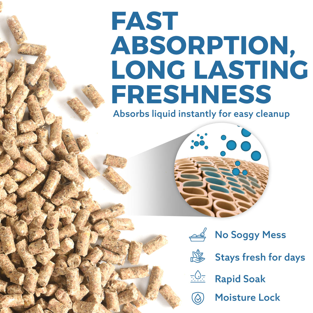 Cat Litter with Wood, 30L, Scandinavian Timber Wood Pellet Virgin Wood - product gallery image 2