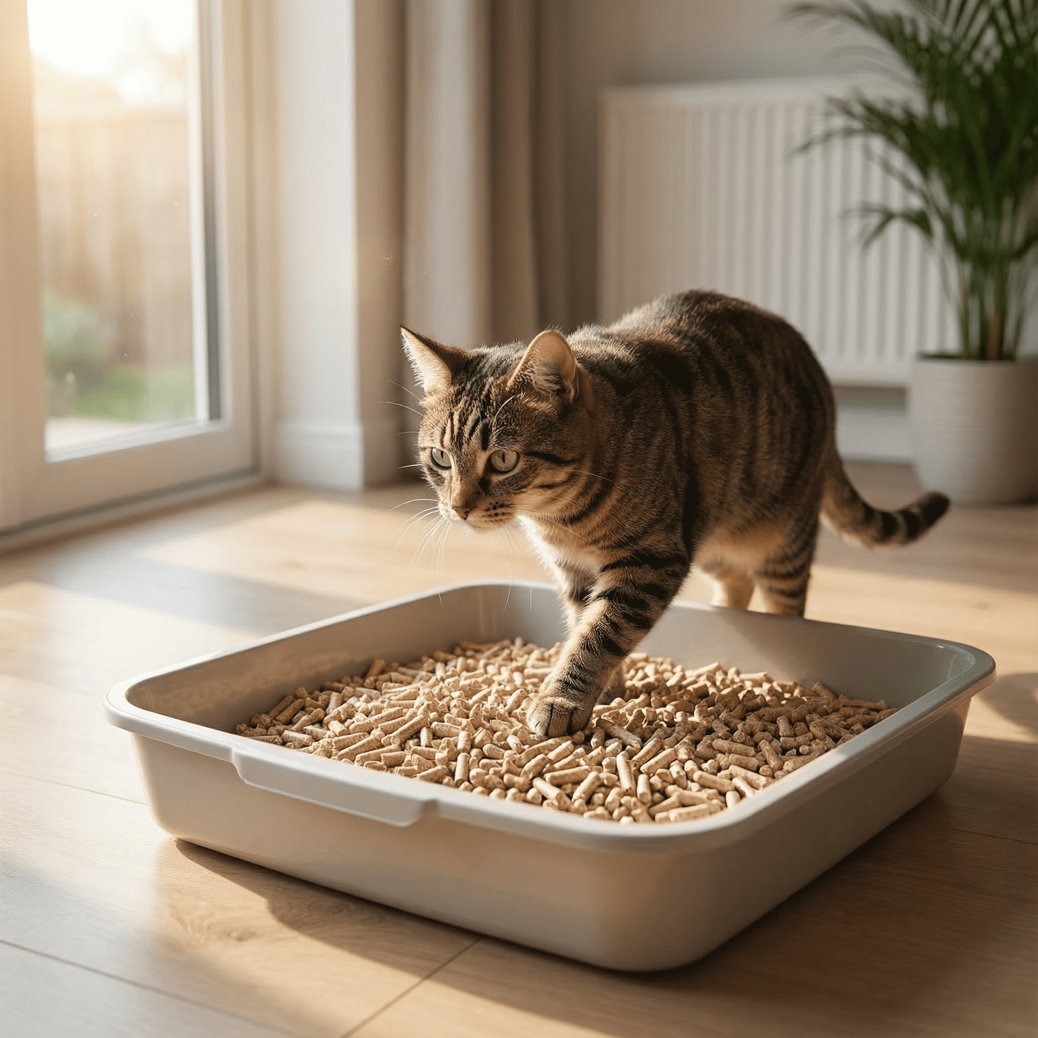 Cat Litter with Wood, 30L, Scandinavian Timber Wood Pellet Virgin Wood - product gallery image 3