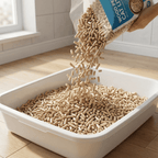 Cat Litter with Wood, 30L, Scandinavian Timber Wood Pellet Virgin Wood - product gallery image 5