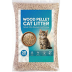 Cat Litter with Wood, 30L, Scandinavian Timber Wood Pellet Virgin Wood