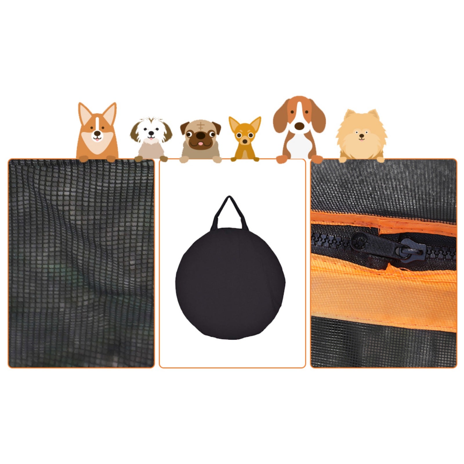 Cat Playpen with Foldable, 300cm, 2-in-1 Foldable Tunnel - product gallery image 14