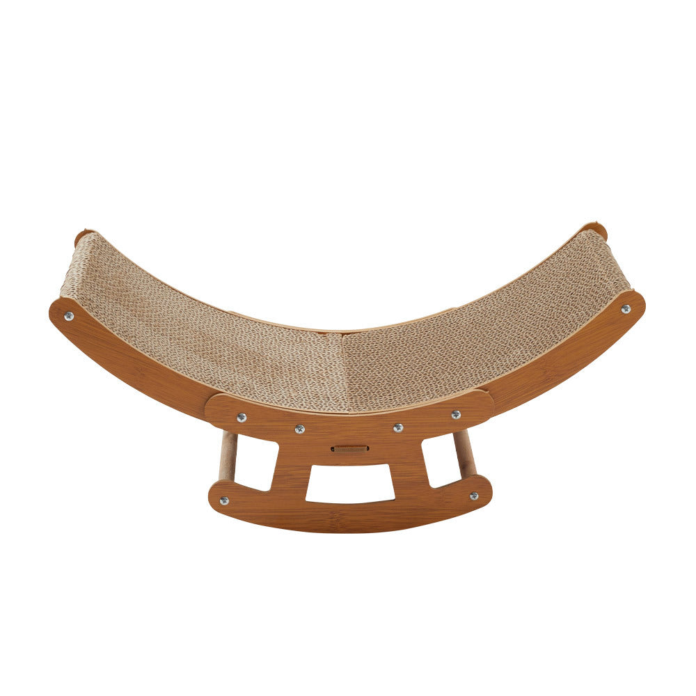 Cat Scratcher with L, Rocking Sofa, Curved Cardboard Rocking Lounge Bed 2-in-1 - product gallery image 5