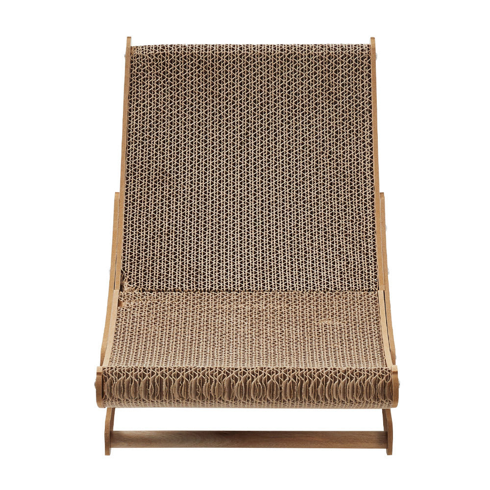 Cat Scratcher with L, Rocking Sofa, Curved Cardboard Rocking Lounge Bed 2-in-1 - product gallery image 6