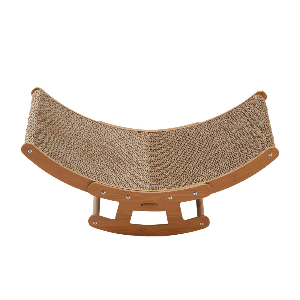 Cat Scratcher with L, Rocking Sofa, Curved Cardboard Rocking Lounge Bed 2-in-1 - product gallery image 7