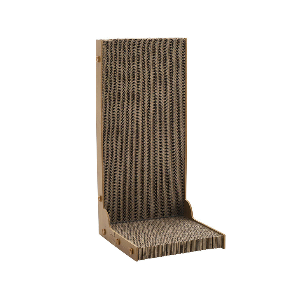 Cat Scratcher with Large, L-Shape Cardboard Pad 24x25x50cm Large Indoor - product gallery image 10