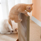 Cat Scratcher with Large, L-Shape Cardboard Pad 24x25x50cm Large Indoor - product gallery image 3