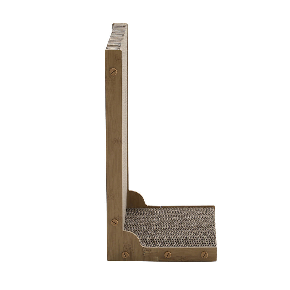 Cat Scratcher with Large, L-Shape Cardboard Pad 24x25x50cm Large Indoor - product gallery image 7
