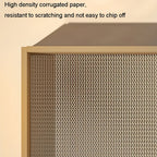 Cat Scratcher with Light Brown, Pad 5-Pack Corrugated Cardboard Lounge Bed - product gallery image 11
