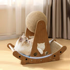 Cat Scratchers & Climbing Frame with Wood, 52*25.6*45.6cm - product gallery image 5