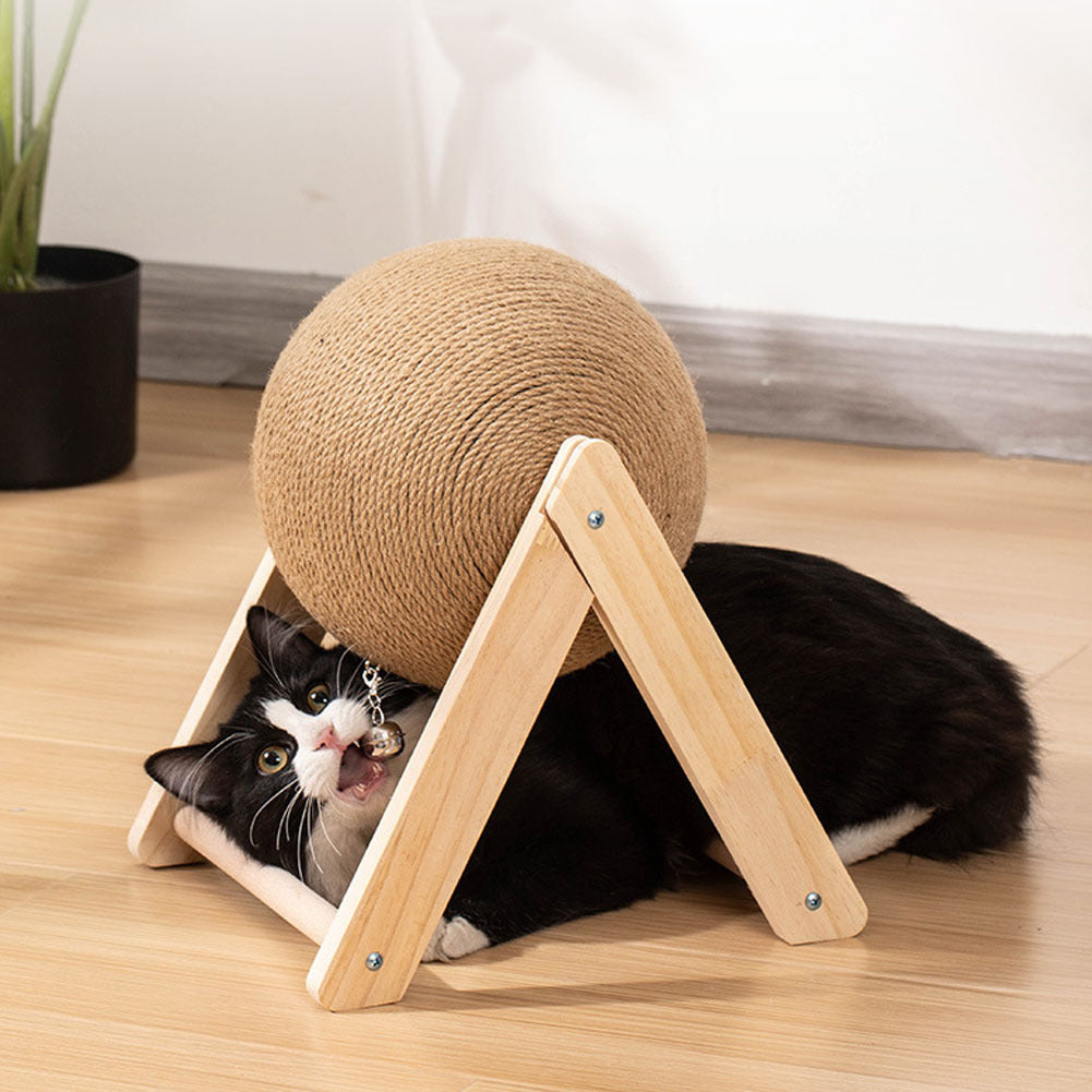 Cat Scratchers & Post with Non-Slip, Wood, 18*18*16cm - product gallery image 2