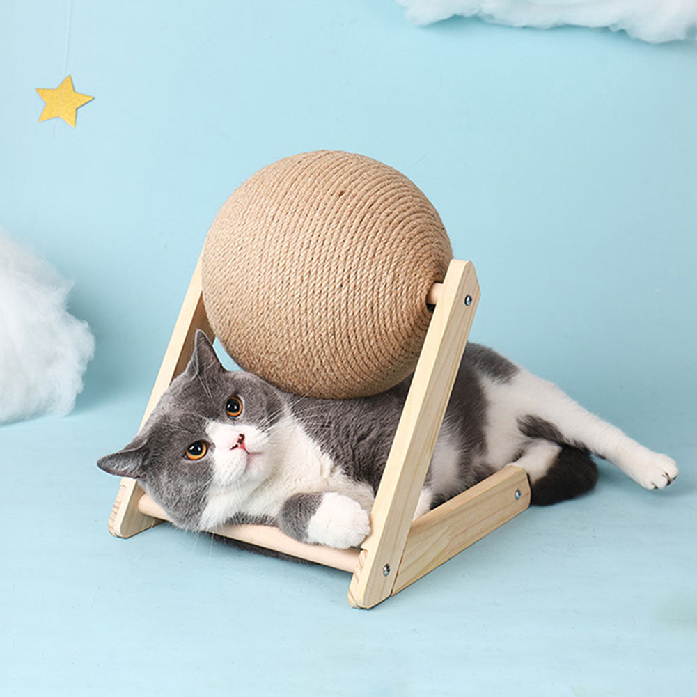 Cat Scratchers & Post with Non-Slip, Wood, 18*18*16cm - product gallery image 4