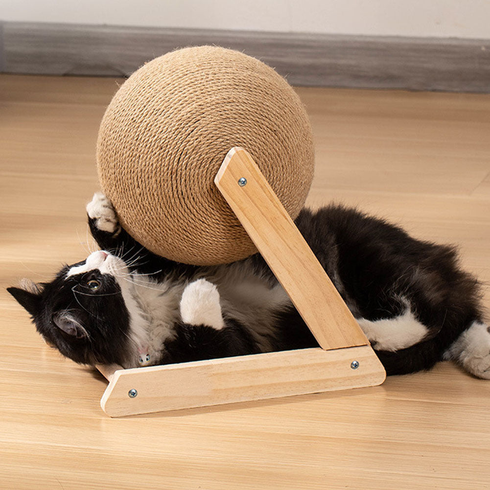 Cat Scratchers & Post with Non-Slip, Wood, 18*18*16cm