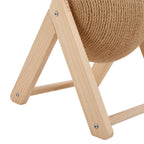 Cat Scratchers & Toy with Wood, 18*18*16cm, Sisal Ball Scratching Board Rotating Ball - product gallery image 13