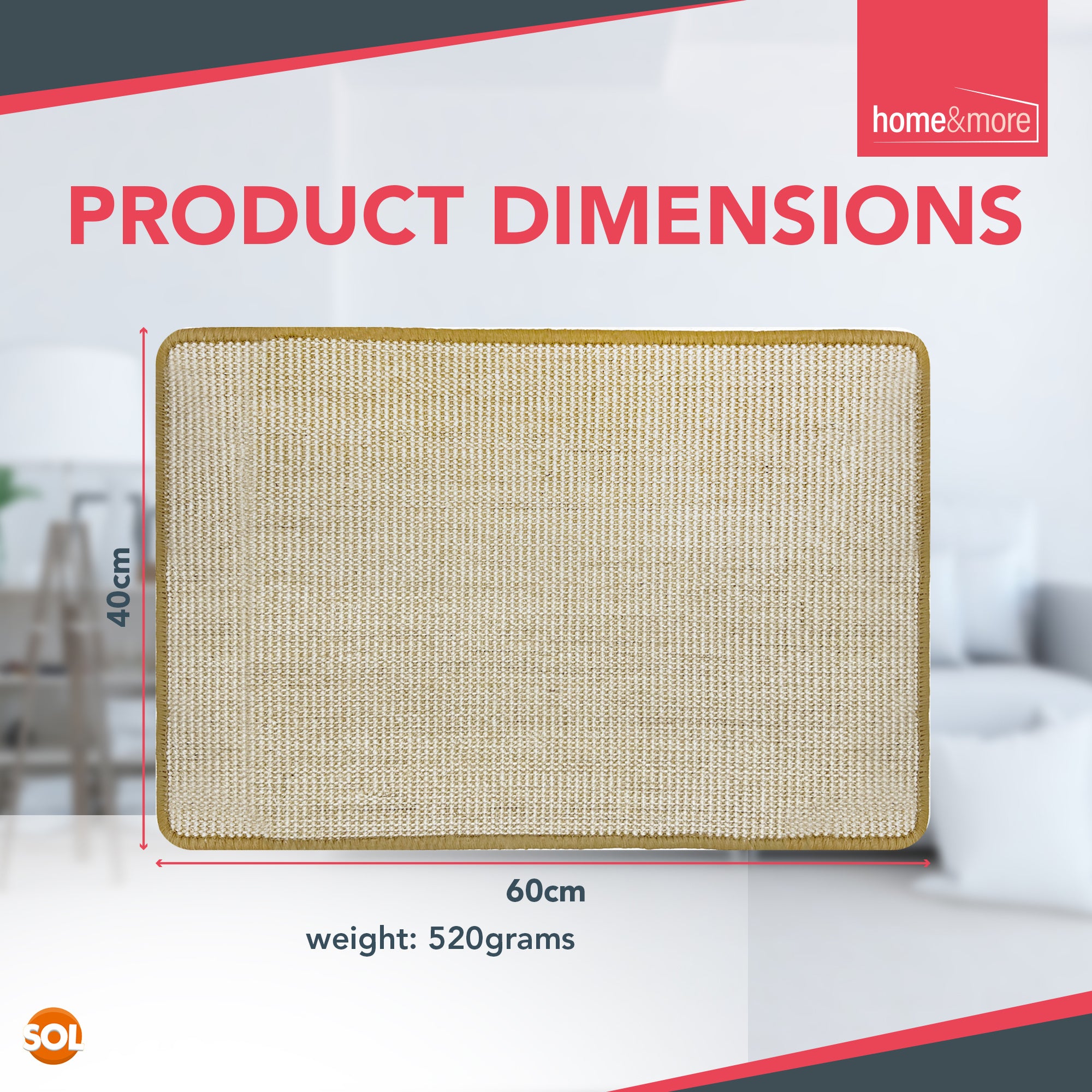 Cat Scratching Mats & Pad with Foldable, Non-Slip, Wood - product gallery image 2