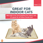 Cat Scratching Mats & Pad with Foldable, Non-Slip, Wood - product gallery image 6