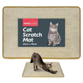 Cat Scratching Mats & Pad with Foldable, Non-Slip, Wood