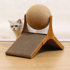 Cat Scratching Post with 35*15*26cm, Sisal Scratcher Ball Stylish Vertical - product gallery image 7