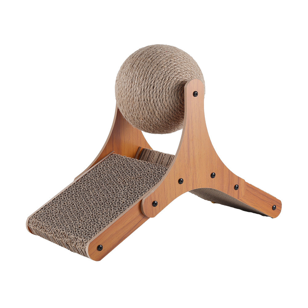 Cat Scratching Post with 35*15*26cm, Sisal Scratcher Ball Stylish Vertical - product gallery image 9