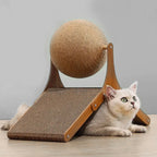 Cat Scratching Post with 35*15*26cm, Sisal Scratcher Ball Stylish Vertical