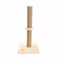 Cat Scratching Post with 62cm, Tall Sisal Pole Scratcher Sturdy Furniture - Beige option