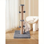 Cat Scratching Post with Easy Assembly, 74cm, 4 Toy Ball