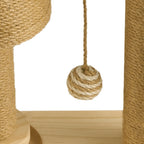 Cat Scratching Post with Non-Slip, Wood and Sisal - product gallery image 10