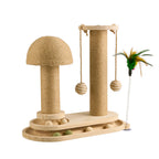 Cat Scratching Post with Non-Slip, Wood and Sisal - product gallery image 3