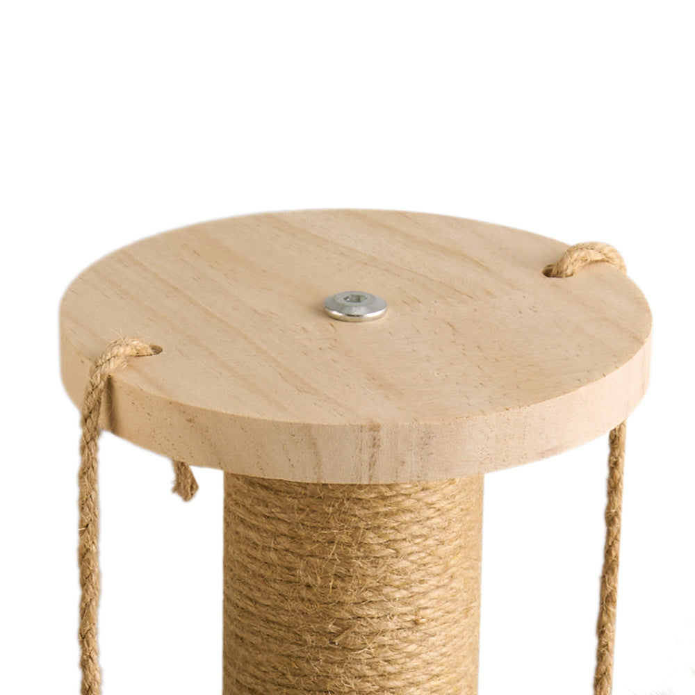 Cat Scratching Post with Non-Slip, Wood and Sisal - product gallery image 8