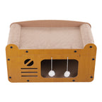Cat Scratching Posts & Board with 56*30*30cm, Cardboard Scratcher Box Double Layer - product gallery image 9