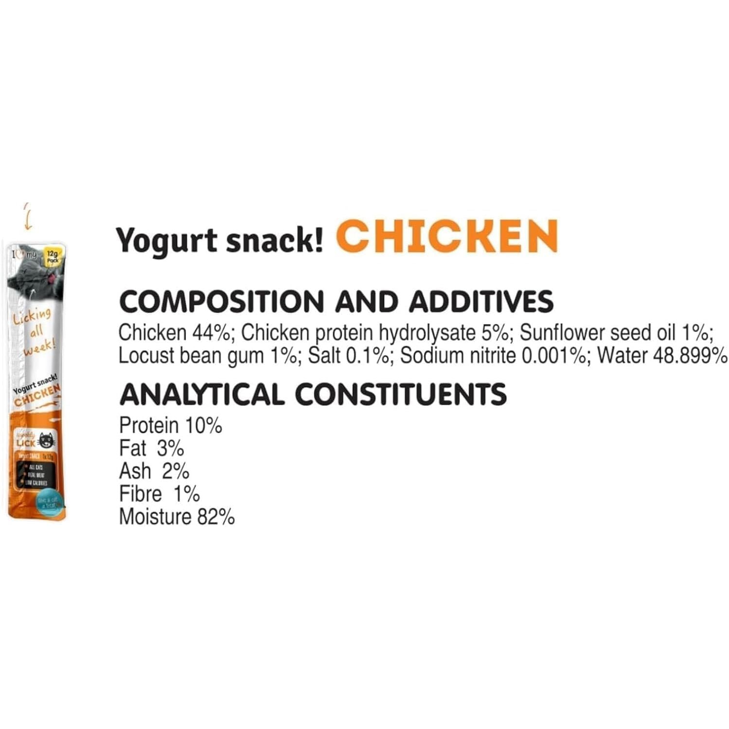 Cat Treat with 12g, 25 Pack of 25, Lickable Treats Mixed Variety, Creamy Yoghurt - product gallery image 3