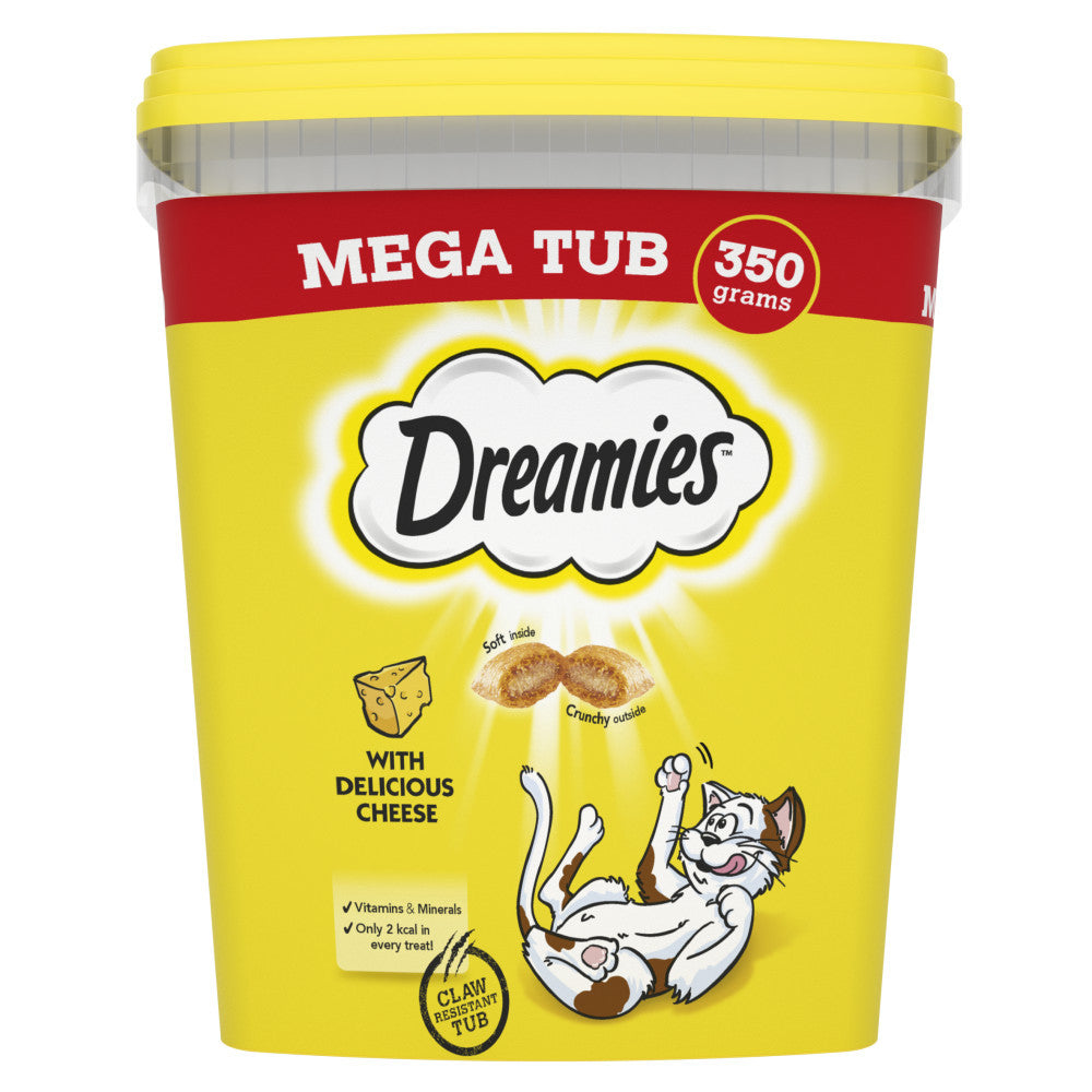 Cat Treats & Snack with 350g, 1.4kg, Cheese, Dreamies Cheese Mega Tubs (1.4kg) Dual - product gallery image 10