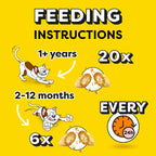 Cat Treats & Snack with 350g, 1.4kg, Cheese, Dreamies Cheese Mega Tubs (1.4kg) Dual - product gallery image 13