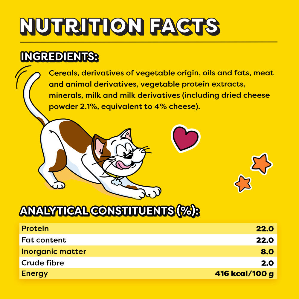 Cat Treats & Snack with 350g, 1.4kg, Cheese, Dreamies Cheese Mega Tubs (1.4kg) Dual - product gallery image 7