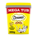 Cat Treats & Snack with 350g, 1.4kg, Cheese, Dreamies Cheese Mega Tubs (1.4kg) Dual