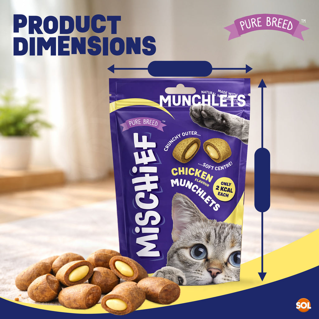 Cat Treats & Snack with 6 Pack, 6pk, Chicken Flavour Pillow Snacks Crunchy Outside - product gallery image 2