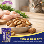 Cat Treats & Snack with 6 Pack, 6pk, Chicken Flavour Pillow Snacks Crunchy Outside - product gallery image 7