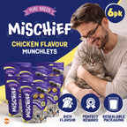 Cat Treats & Snack with 6 Pack, 6pk, Chicken Flavour Pillow Snacks Crunchy Outside - product gallery image 8