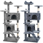 Cat Tree with 138 cm Tower Multi-Level Cats Activity Centre - product gallery image 10