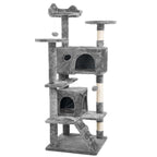 Cat Tree with 138 cm Tower Multi-Level Cats Activity Centre - product gallery image 9