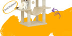 Cat Tree with 210cm, Indoor Cats, Large Tall Tower, Multi-Level - product gallery image 16