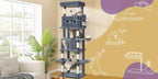Cat Tree with 210cm, Indoor Cats, Large Tall Tower, Multi-Level - product gallery image 17