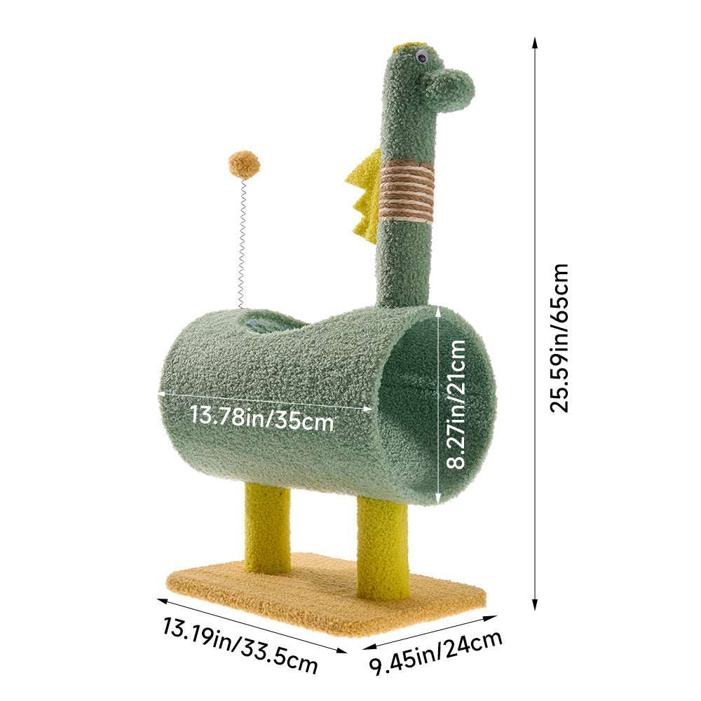 Cat Tree with 33.5*24*65CM, Scratching Post, Hammock, Condo Perch - product gallery image 2